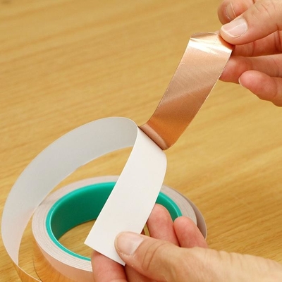 Up To 120C Temperature Resistant Flexible Conductive Copper Tape Shielding