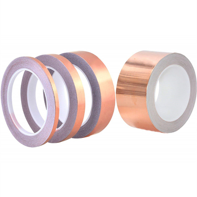 Up To 120C Temperature Resistant Flexible Conductive Copper Tape Shielding
