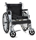 Hospital Mri Safe Wheelchair 24" Pu Air Free Solid Real Wheel For Mri Room