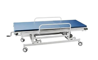 Non Magnetic 240kg Capacity Mri Stretchers Bed With Guardrail
