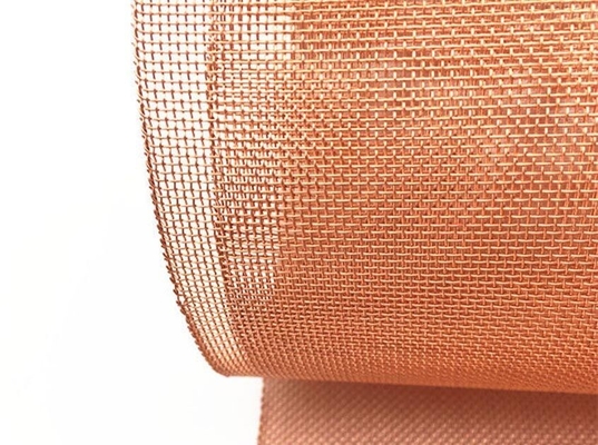 High Tensile Strong Conductive Copper Wire Mesh For Corrosion Protection