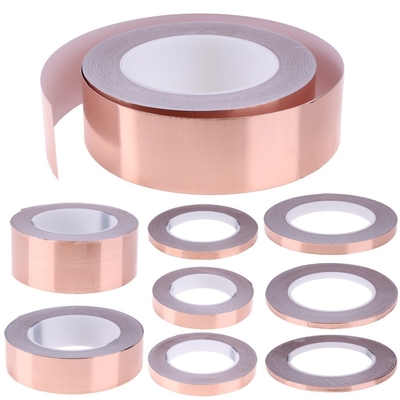 Smooth Surface Finish Copper Tape With Conductive Adhesive Demands