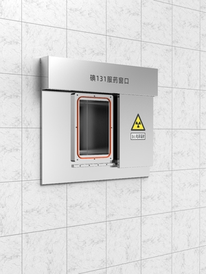 Silver Gray F18 nuclear radiation Hot Cell With Fingerprint Resistant Finish