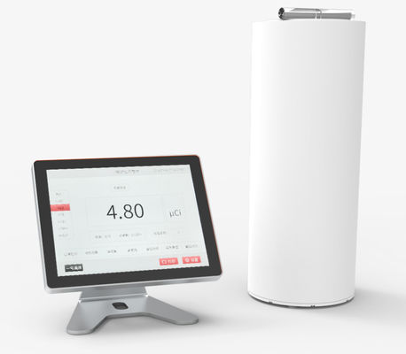 Test range at least 5Ci Alpha beta ray data acquisition with response time below 16 seconds ensuring radiation detection