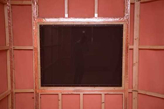 Medical MRI Room Shielded Window with Copper Mesh Technology