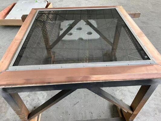 MRI Room Copper Mesh Shielded Window with Customized Dimensions