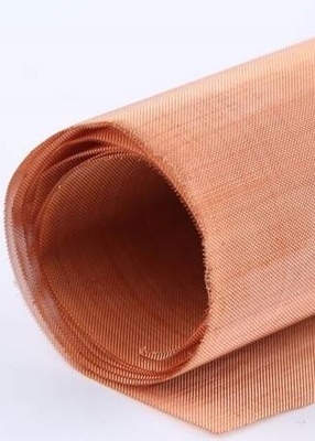 Acid And Alkali Resist Copper Wire Mesh With Strong Tensile Strength