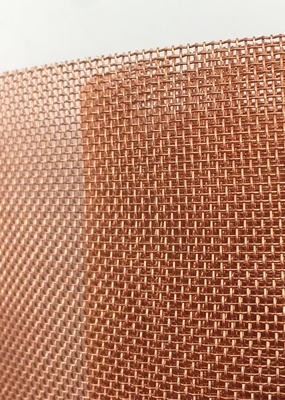 Acid And Alkali Resist Copper Wire Mesh With Strong Tensile Strength