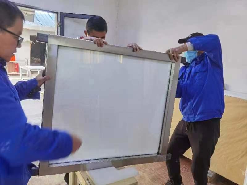 8mm Thickness 1.7mmpb Radiation Shielding Glass XRay Ct Room Installation