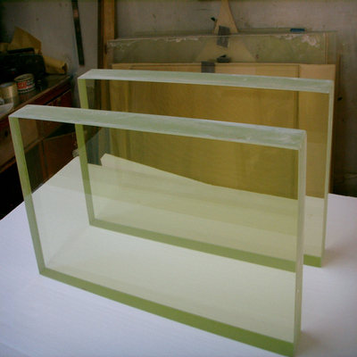 2.1mmpb Lead Equivalent Lead Glass Radiation Shielding Frame 10mm Thickness