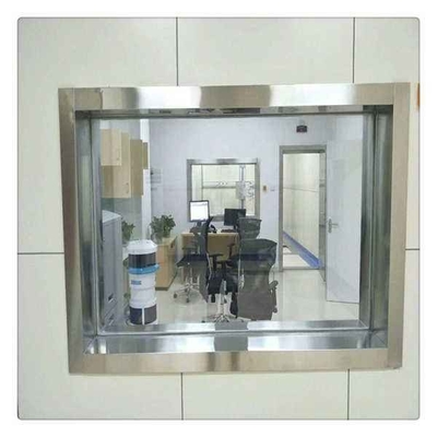Ct X Ray Room Window 8mm Radiation Protection Lead Glass With Alloy Frame