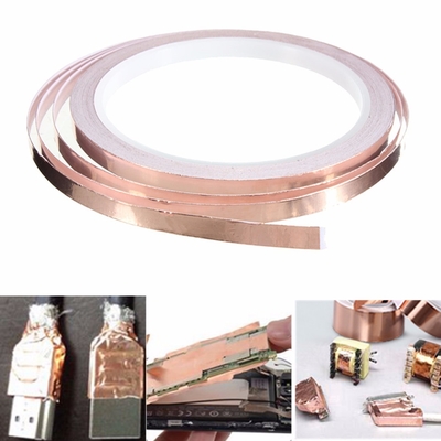 0.1mm Adhesive Copper Foil Tape For Rf Copper Radiation Shielding