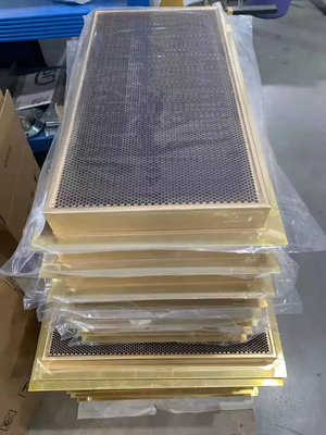 Rf Cage Shielding Honeycomb Waveguide Air Vents 300 X 300mm Panel
