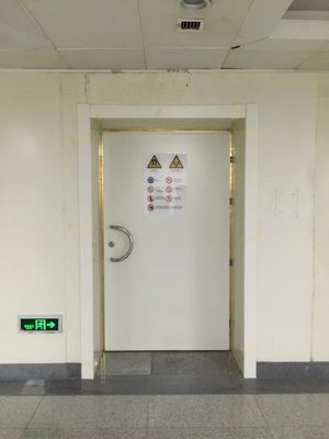 Custom Size RF Shielded MRI Room Door with 100dB Isolation and 10-130MHz Frequency Range Featuring Magnetic Seal