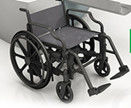 17kg Lightweight Non-Magnetic Wheelchair with Manual Push-to-lock Brakes for MRI Compatible Medical Use