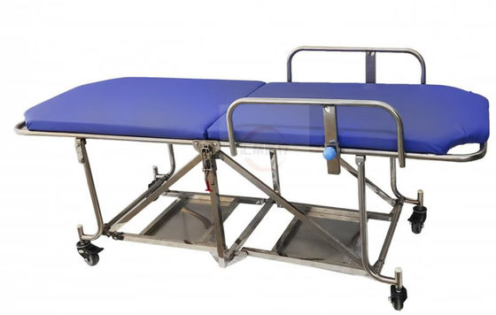 Easy To Clean And Disinfect Non Magnetic Stretcher Incorporating 4 Ergonomic Handles Ideal For MRI Room Patient Movement