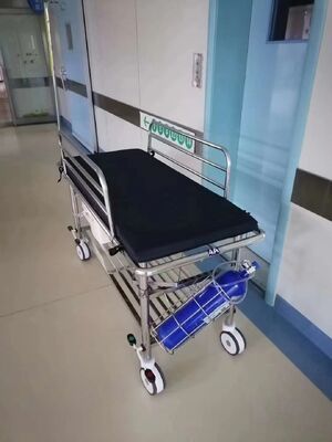 MRI Room Non Magnetic Stretcher 12 Kg Netweight 1900 Mm X 600 Mm X 150 Mm Durable Medical Patient Transfer Equipment