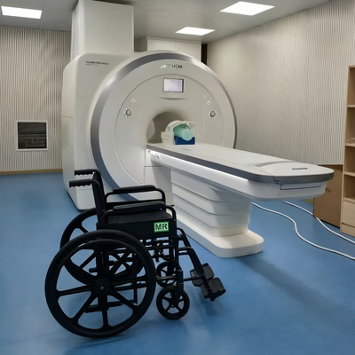 Shipment By Sea Or By Air Non Magnetic Wheelchair Mri Safe Wheelchair Weight Capacity 120 Kg Ideal For Clinical And Patient Transport