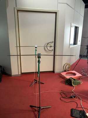 White RF Shielded Doors with 100 DB Shielding Effectiveness and Magnetic Seal for EMI Sensitive Areas