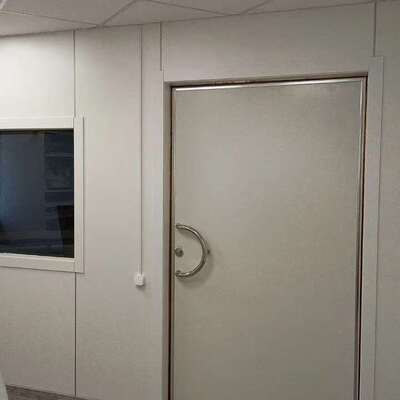 Horizontal Opening Pattern Low-Noise Acoustic Shielded RF Shielded Door with Copper Foil Shielding for MRI and EMC Chambers