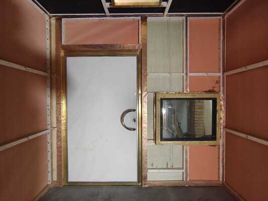 Easy Mount RF Shielded Window 1200*900mm with Brass Copper Mesh for 10-130MHz EMI Protection