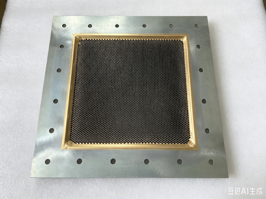 High Temperature Resistance Honeycomb Waveguide Air Vents Corrosion Resistance Square Shape For Rf Cage Ventilation