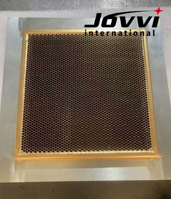 Honeycomb Waveguide Structure Waveguide Window Designed with Faraday Cage Shielding Ensuring Performance in RF and Microwave Systems