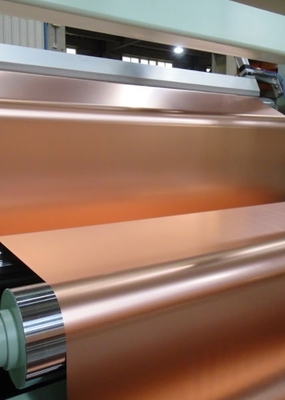 Rolled 600/800mm Width Copper Foil Tape Emi Shielding Emc Rf