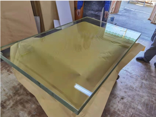 1.7mmpb Radiation Protection Lead Glass 8mm 10mm 15mm Customized In Xray Door