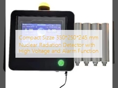 Compact Sizze 350*250*245 mm Nuclear Radiation Detector with High Voltage and Alarm Function