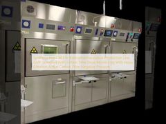 Synthesis Hot Cell For Radiopharmaceutical Production Line GMP Standard With In Real Time Dose Monitoring With Hepa Filtration Active Carbon Filter Negative Pressure